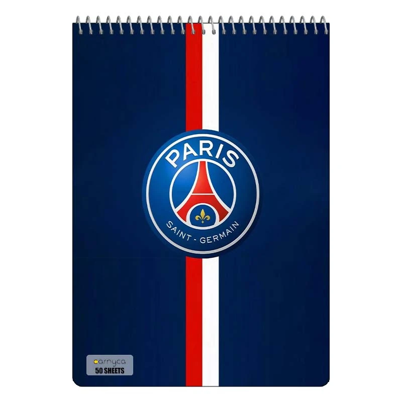 دفتر نقاشی 50 برگ سیمی کارنیکا طرح پاری سن ژرمن Paris Saint Germain کد 96230