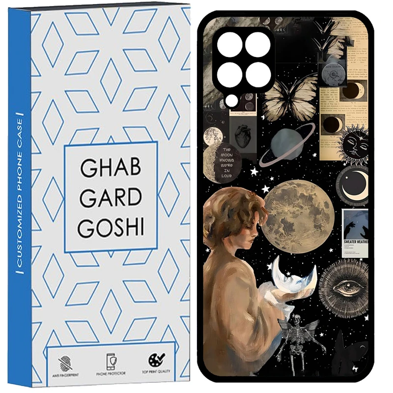 کاور قاب گارد گوشی طرح ماه کد TPU-059 مناسب برای گوشی موبایل سامسونگ Galaxy A12 / M12