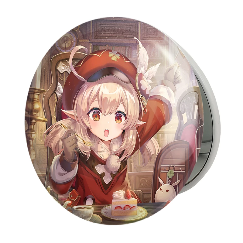 آینه جیبی خندالو طرح بازی گنشین ایمپکت Genshin Impact مدل تاشو کد 25691 