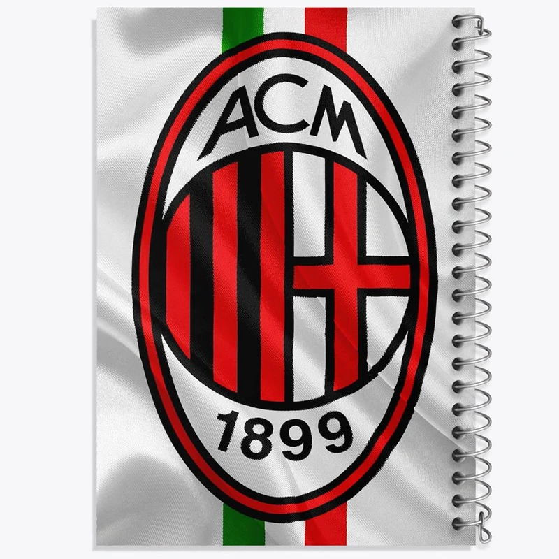 دفتر شطرنجی 50 برگ خندالو طرح باشگاه آث میلان کد 27219