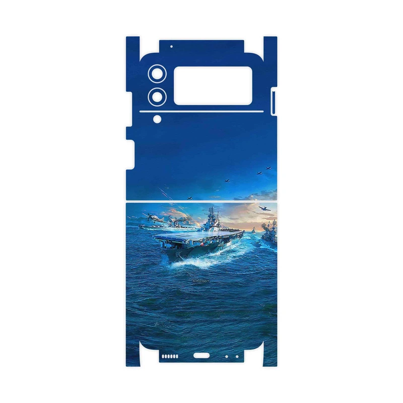 برچسب پوششی ماهوت مدل Warship-FullSkin مناسب برای گوشی موبایل سامسونگ Galaxy Z Flip3 5G