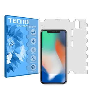 Tecno HyGEL model transparent screen protector suitable for Apple iPhone X mobile phone