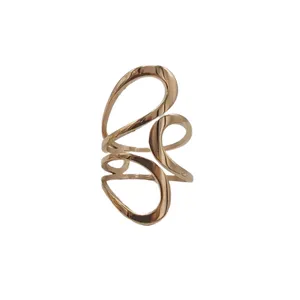 انگشتر زنانه مدل دفورمه کد ros 28