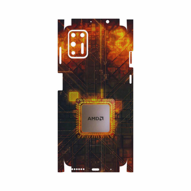 برچسب پوششی ماهوت مدل AMD Brand-FullSkin مناسب برای گوشی موبایل موتورولا Moto G9 Plus