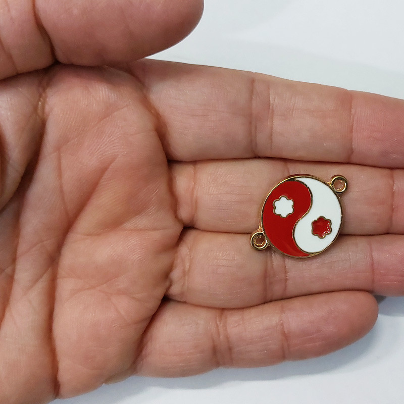 آویز دستبند دخترانه مدل گل نسترن کد 110 بسته 5 عددی