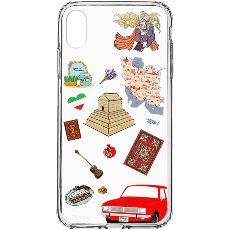 کاور طرح Iran مناسب برای گوشی موبایل اپل IPhone X/Xs