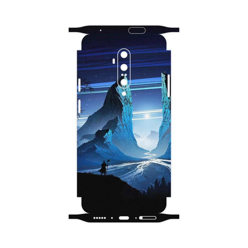 برچسب پوششی ماهوت مدل Blue Mountains Digital Art-FullSkin مناسب برای گوشی موبایل وان پلاس 7T Pro