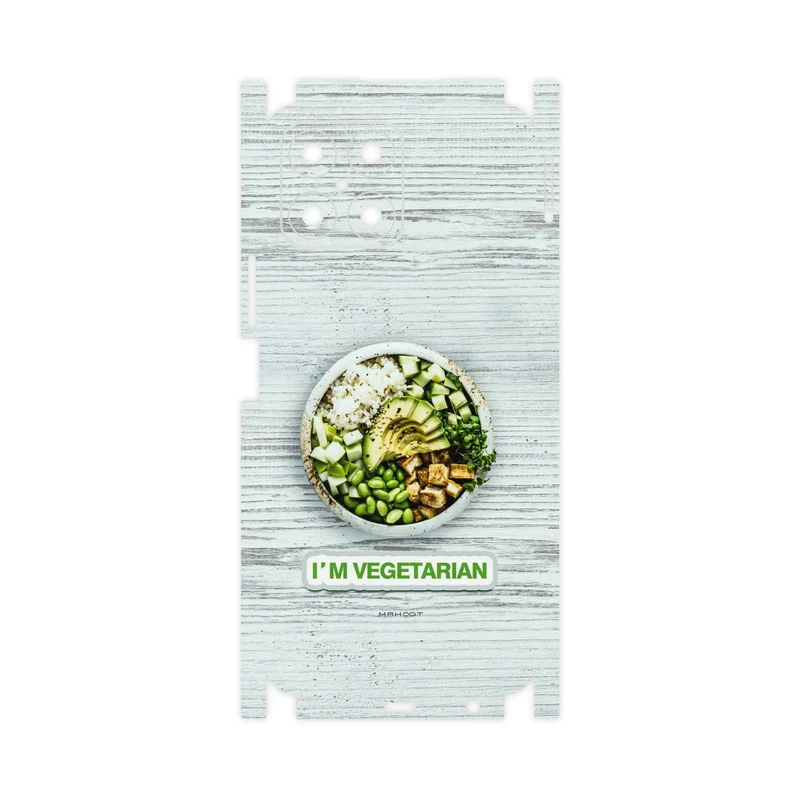برچسب پوششی ماهوت مدل Im-vegetarian-FullSkin مناسب برای گوشی موبایل آنر X8