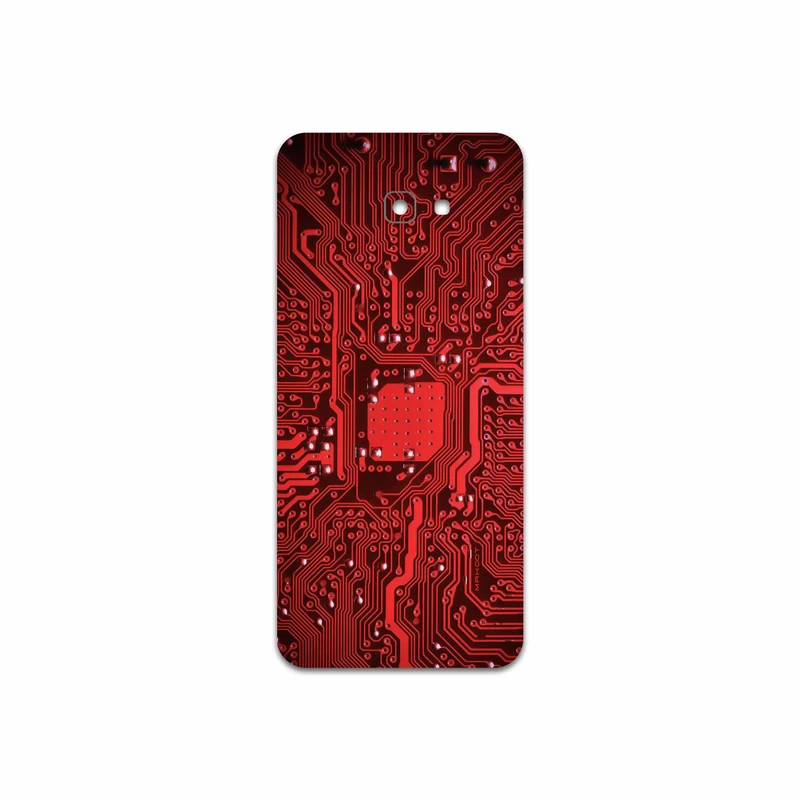 برچسب پوششی ماهوت مدل Red Printed Circuit Board مناسب برای گوشی موبایل سامسونگ Galaxy J4 Plus
