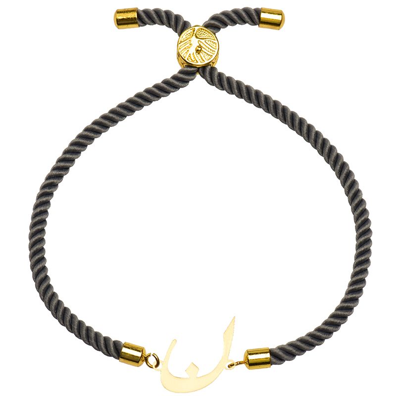 دستبند طلا 18 عیار زنانه کرابو طرح ن مدل Kr2311 -  - 1