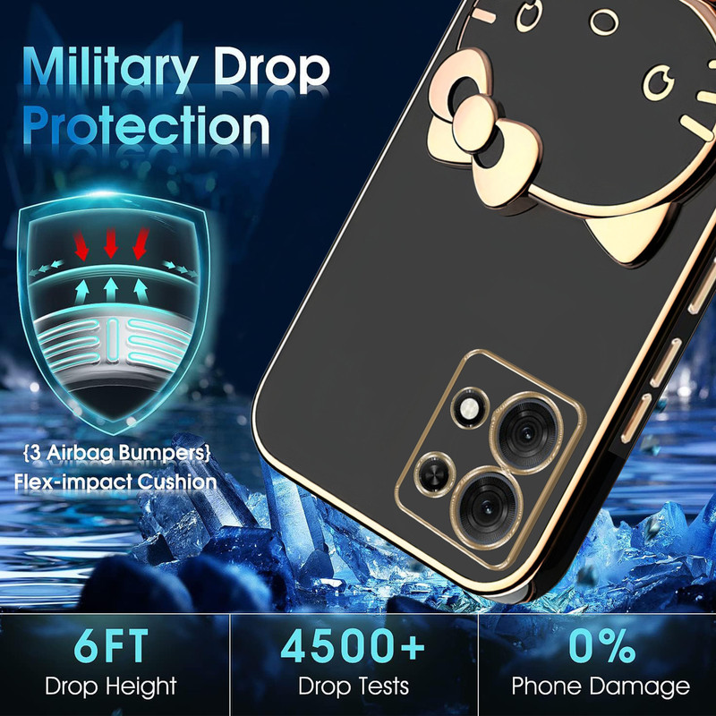 کاور اسپارتان مدل Kitty Strap مناسب برای گوشی موبایل شیائومی Redmi Note 13 Pro 5G / Poco X6 5G به همراه بند