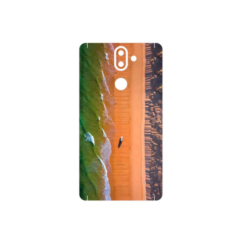 برچسب پوششی ماهوت مدل Beach and Green Sea مناسب برای گوشی موبایل نوکیا 8 Sirocco