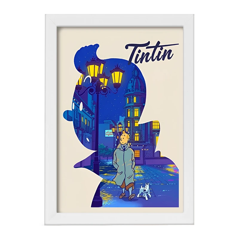 تابلو خندالو مدل تن تن (Tintin) کد F10337