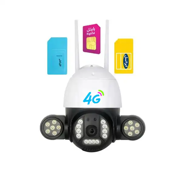 دوربین مداربسته تحت شبکه مدل 4G سیم کارتی P20