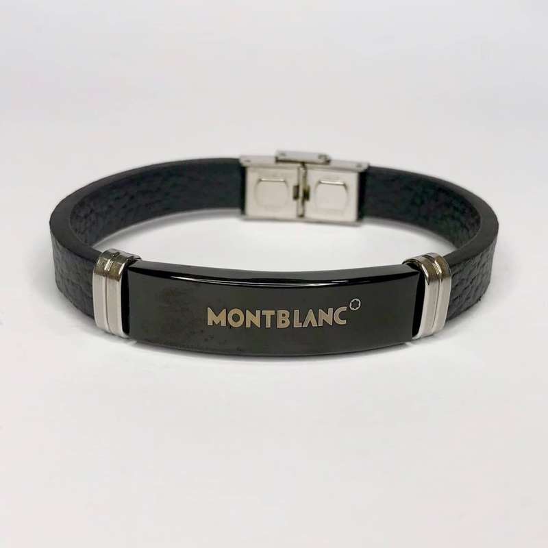 دستبند مردانه مدل Mntblk blk