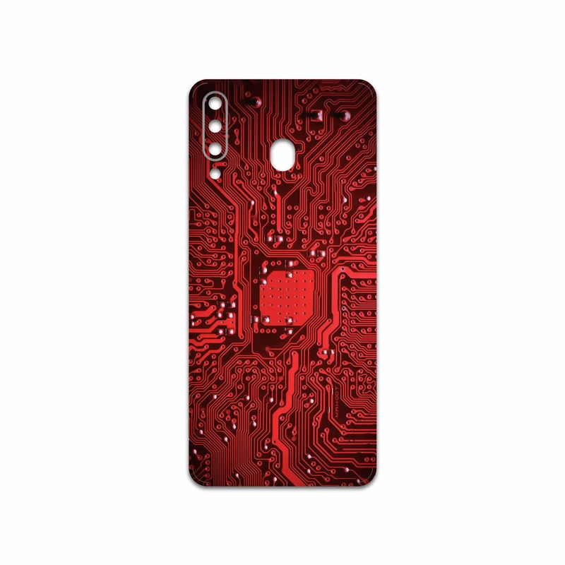 برچسب پوششی ماهوت مدل Red Printed Circuit Board مناسب برای گوشی موبایل سامسونگ Galaxy M30