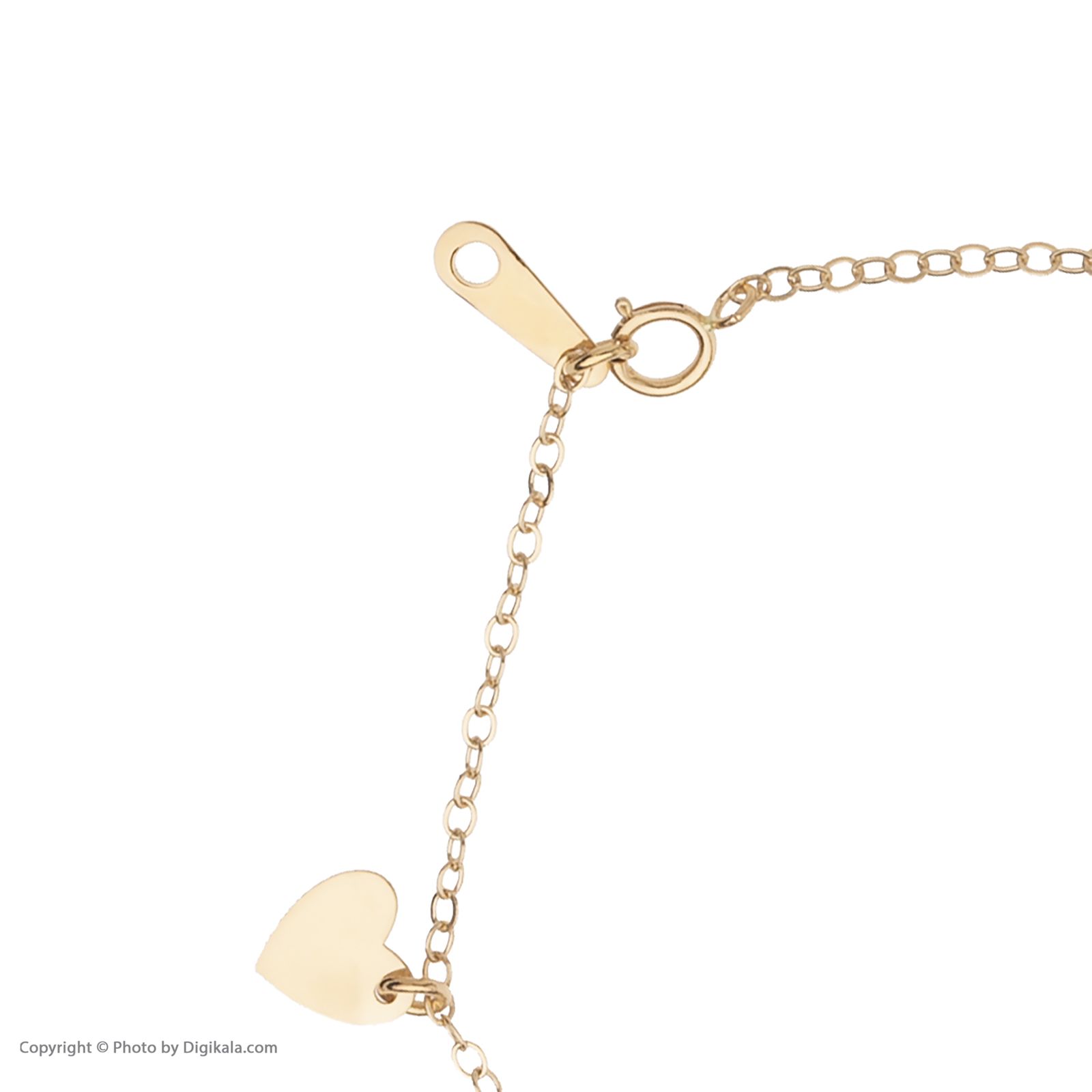 دستبند طلا 18 عیار زنانه مدیسا مدل B3002 -  - 2