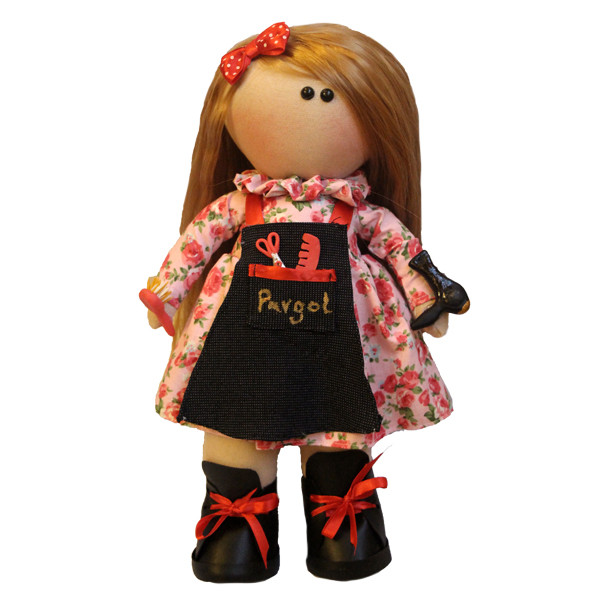 عروسک طرح آرایشگر مدل E21453 ارتفاع 30 سانتی متر