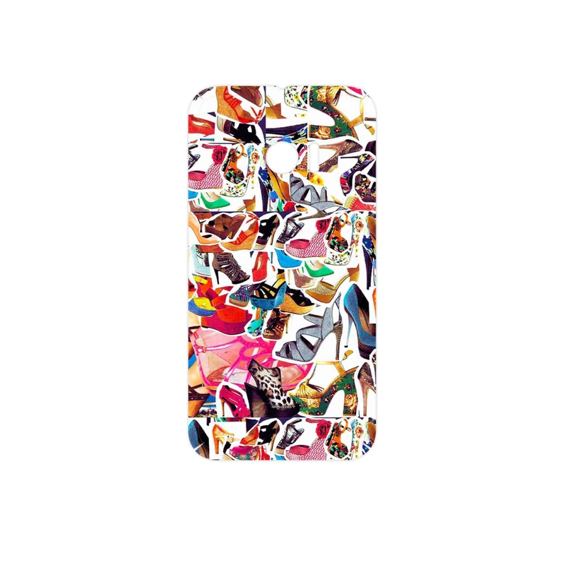 برچسب پوششی ماهوت مدل Collage of High heel Shoes مناسب برای گوشی موبایل اچ تی سی 10
