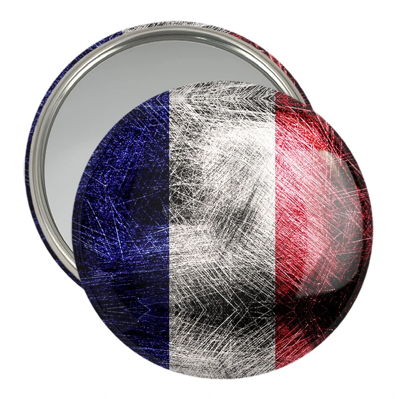 آینه جیبی خندالو مدل پرچم فرانسه  کد 20528