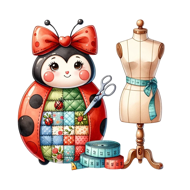 استیکر پارچه و لباس پاد آفرین مدل کارتونی کد S1037