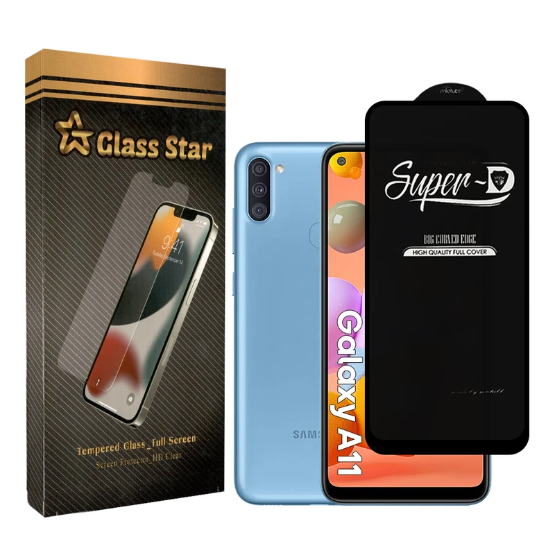 محافظ صفحه نمایش گلس استار مدل STAR-SUPER-D مناسب برای گوشی موبایل سامسونگ Galaxy A11