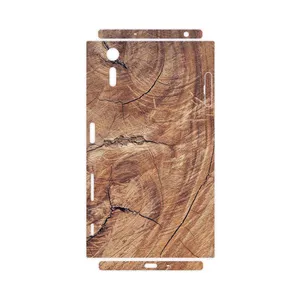 MAHOOT Wood Texture 5-FullSkin Cover Sticker for Sony Xperia XZ