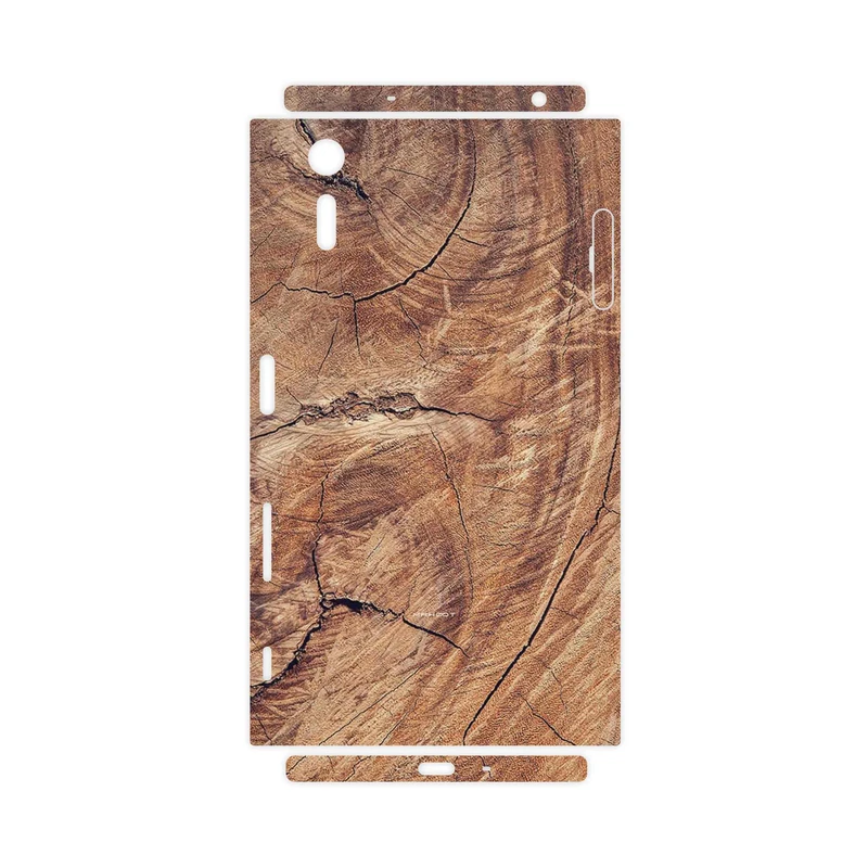 برچسب پوششی ماهوت مدل Wood Texture 5-FullSkin مناسب برای گوشی موبایل سونی Xperia XZ
