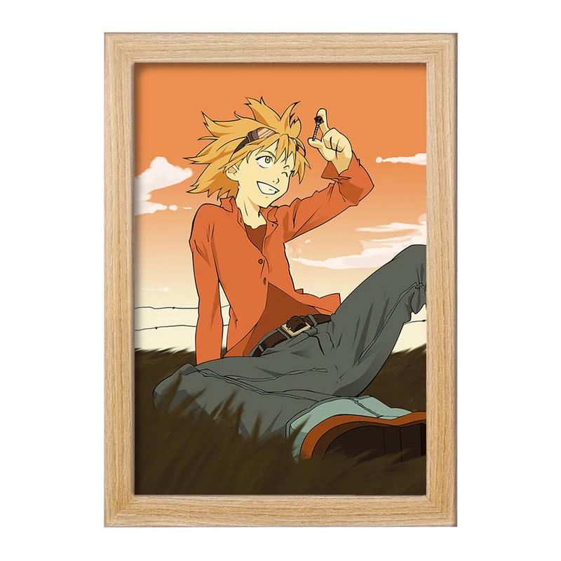 تابلو خندالو مدل هاروکو انیمه فولی کولی Fooly Cooly  کد 23541