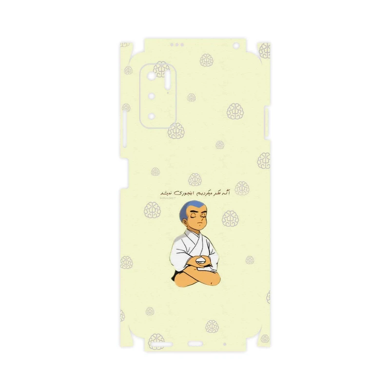 برچسب پوششی ماهوت مدل Ikkyu-san-FullSkin مناسب برای گوشی موبایل شیائومی Redmi Note 10 5G