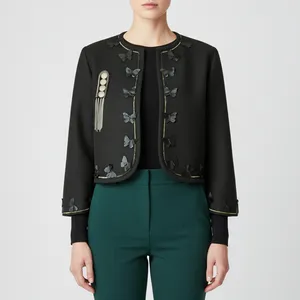 کت زنانه مدل فوتر پروانه کد AK1387