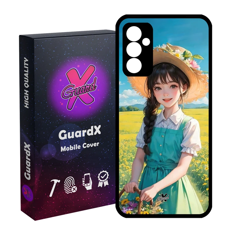 کاور گارد ایکس طرح دختر مدل Glass10662 مناسب برای گوشی موبایل سامسونگ Galaxy A55 / A55 5G