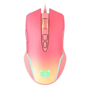 ماوس مخصوص بازی اونیکوما مدل CW905 Peach Gradient