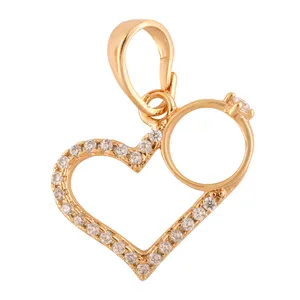 آویز گردنبند زنانه ژوپینگ مدل قلب کد N3598