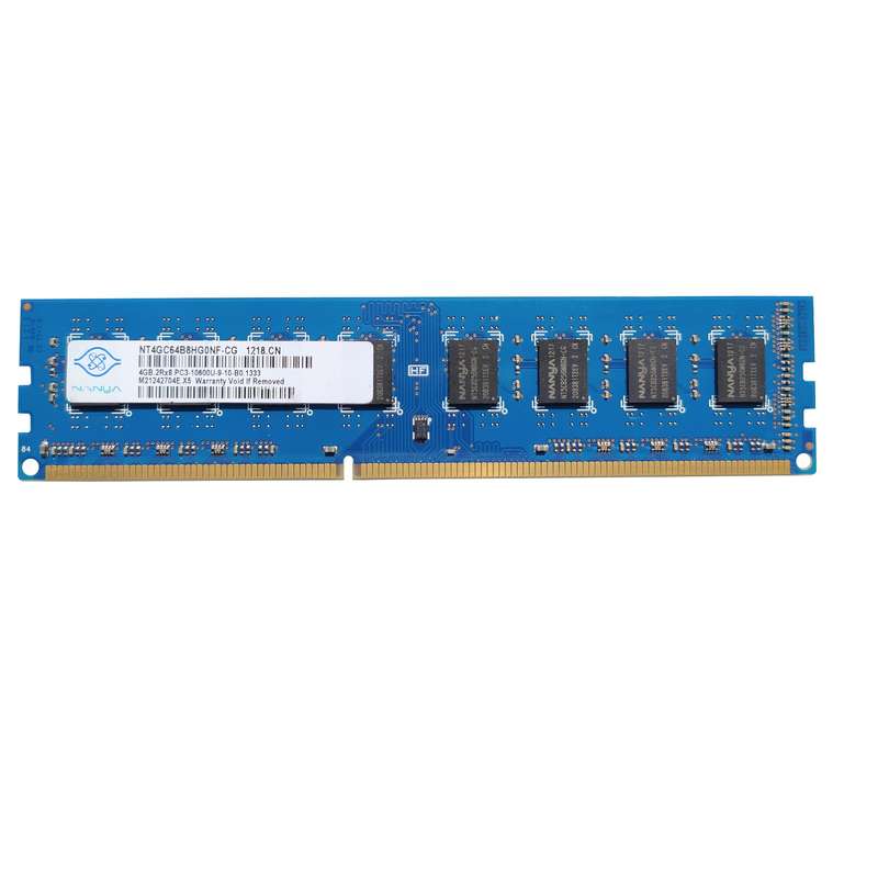 رم دسکتاپ DDR3 تک کاناله 10600 مگاهرتز CL9 نانیا مدل NT4GC64B8HG0NF-CG ظرفیت 4 گیگابایت رم دسکتاپ DDR3 تک کاناله 10600 مگاهرتز CL9 نانیا مدل NT4GC64B8HG0NF-CG ظرفیت 4 گیگابایت