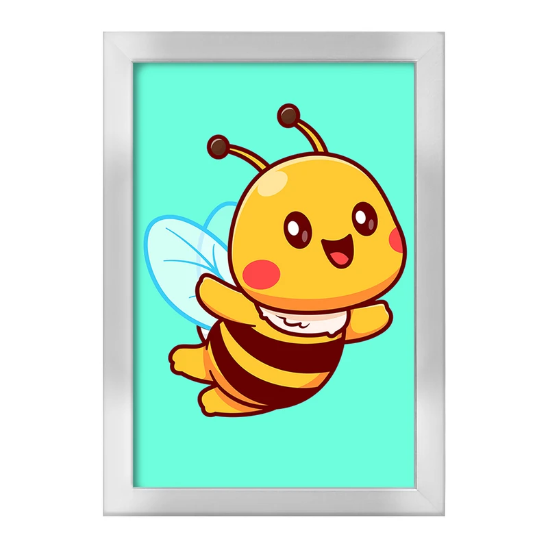 تابلو خندالو طرح حیوانات بامزه زنبور کد 29687