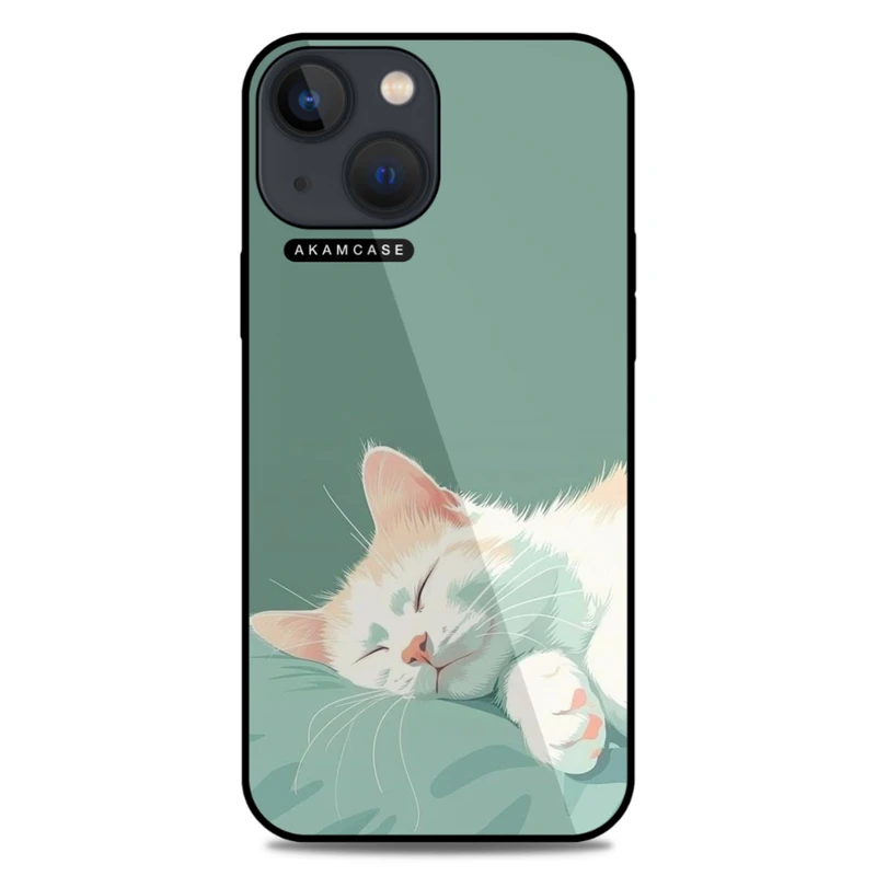 کاور آکام مدل AMC-WA13M-CATS-24 مناسب برای گوشی موبایل اپل iPhone 13 Mini