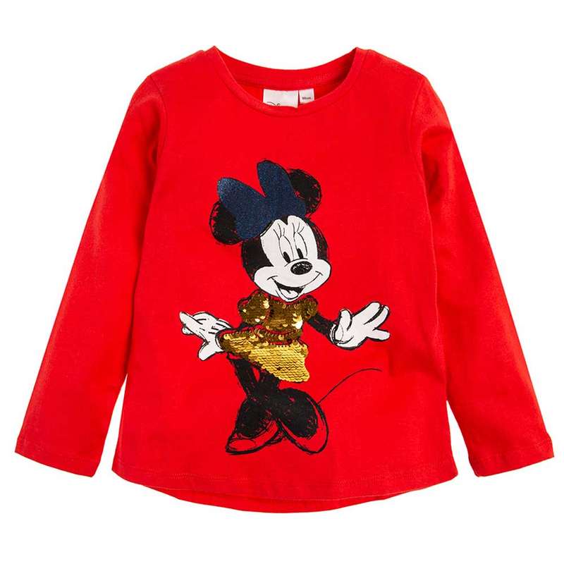 تی شرت آستین بلند دخترانه دیزنی مدل LCG1916589