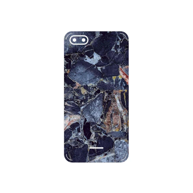 برچسب پوششی ماهوت مدل Broken black marble مناسب برای گوشی موبایل شیائومی Redmi 6A