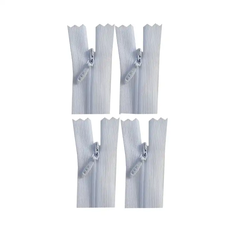زیپ مخفی اس اچ ام مدل Z.50-SHM-W.4PC بسته 4 عددی