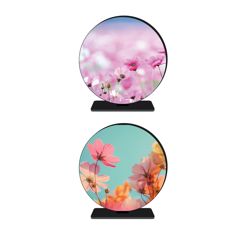 استند رومیزی تزیینی مدل منظره طرح گلهای وحشی کد 1 مجموعه 2 عددی