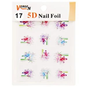 استیکر طراحی ناخن ورژن مدل GS1257