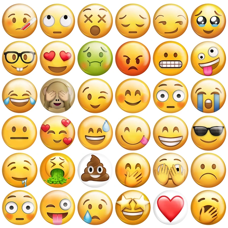 پیکسل خندالو طرح ایموجی Emoji کد 53 مدل بزرگ مجموعه 36 عددی