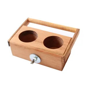 ظرف آب و غذا پرندگان مدل دو سوراخ پایه دار MZ193