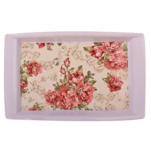 سینی مهروز مدل SE-B3-690 طرح گل 