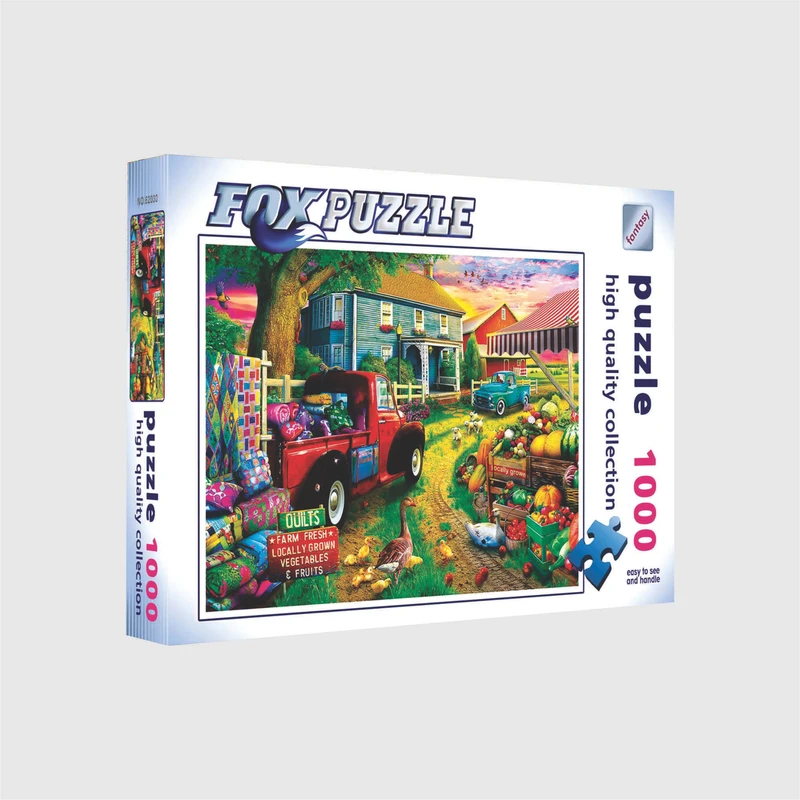 پازل 1000 تکه فاکس مدل مزرعه لحافت