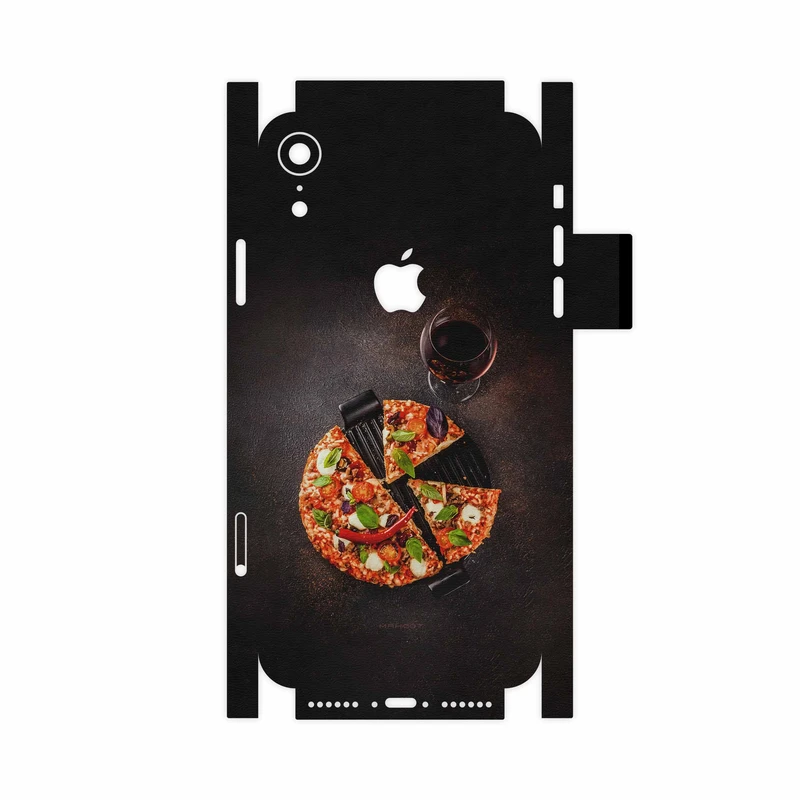 برچسب پوششی ماهوت مدل Pizza-FullSkin مناسب برای گوشی موبایل اپل iPhone XR