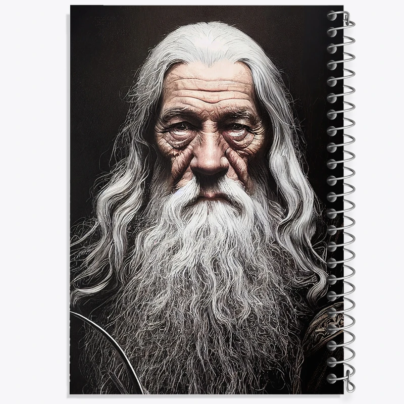 دفتر نت موسیقی 50 برگ خندالو مدل گندالف هری پاتر کد F858