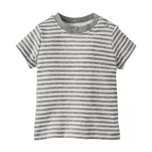 تی شرت آستین کوتاه نوزادی لوپیلو مدل راه راه SMB108 