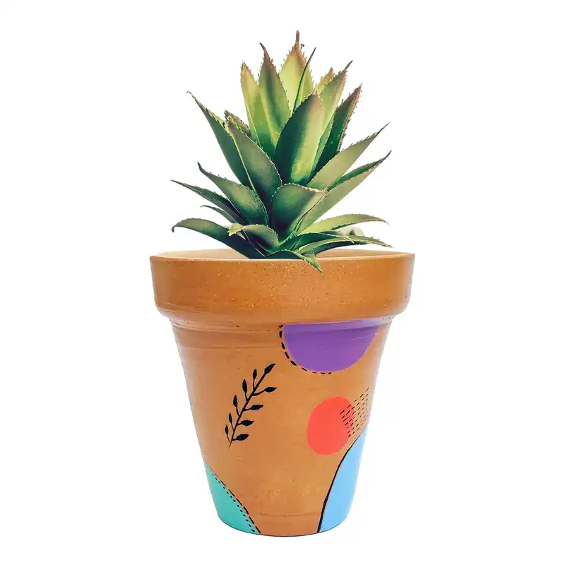 گلدان سفالی مدل مینیمال